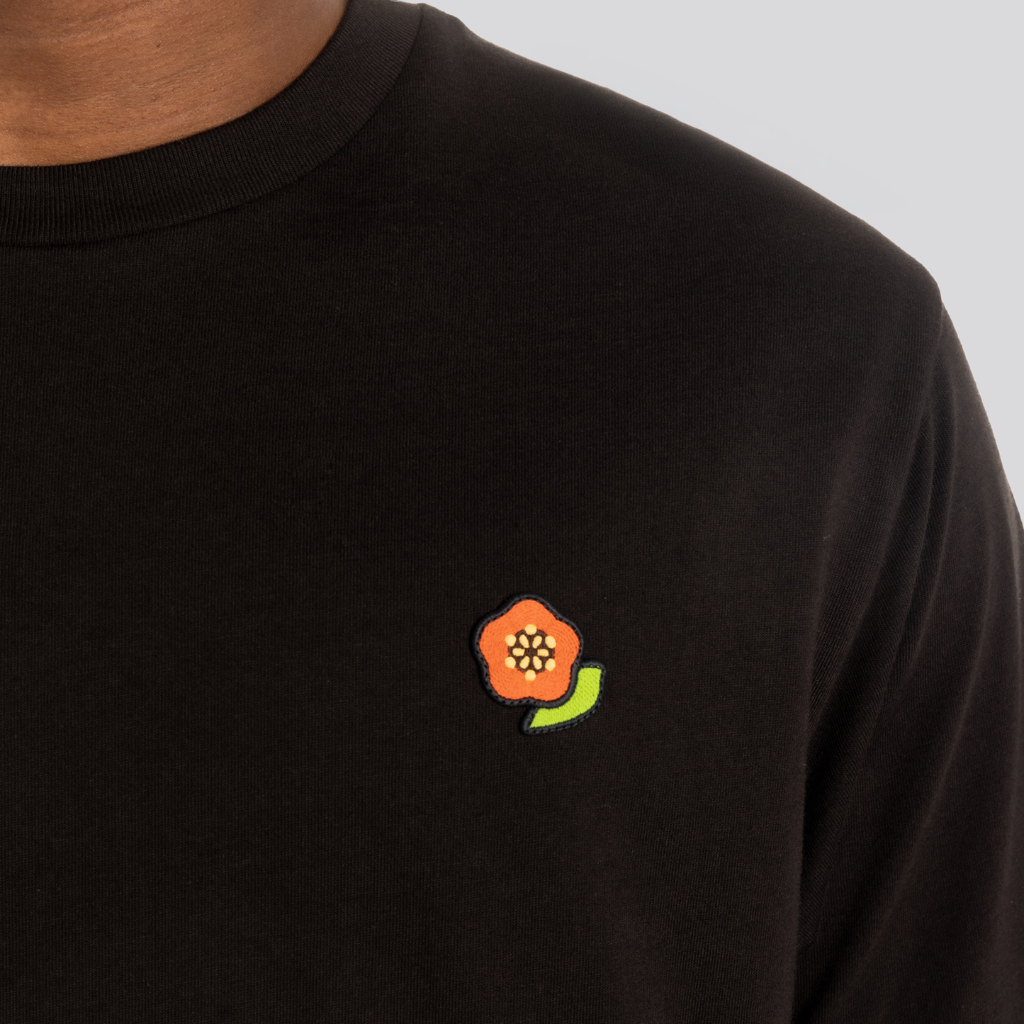 Camiseta Negra Kenzo Boke Flower