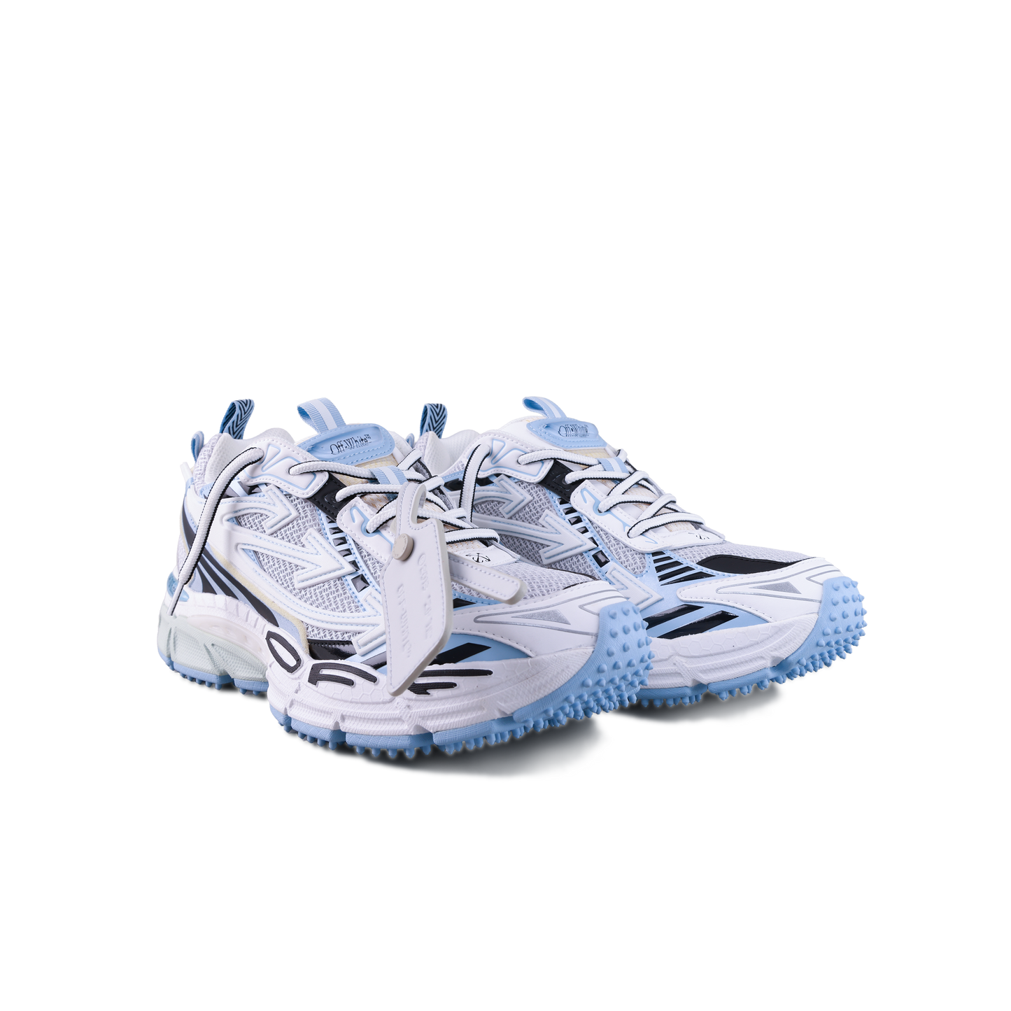 Sneakers Blanco Celeste Off-White "Be Right Back"