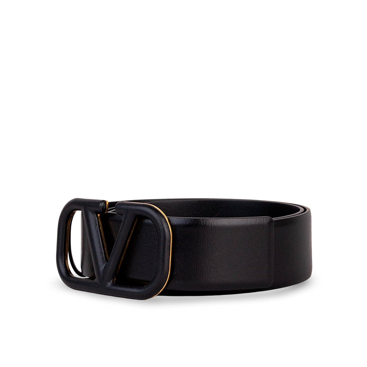 Cinturón Negro Valentino Negro Vlogo