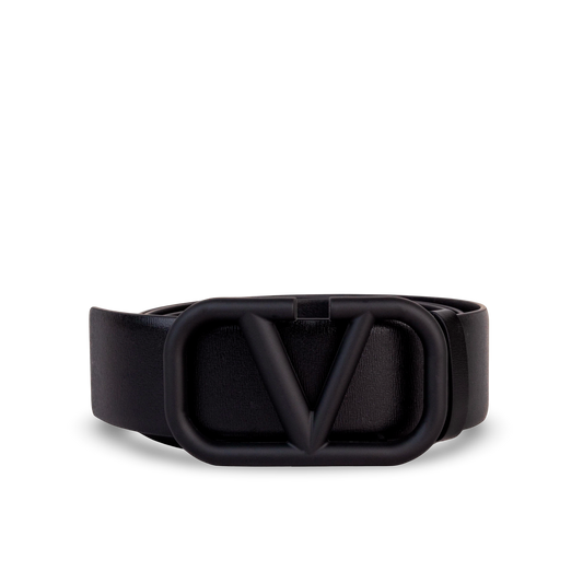 Cinturón Negro Valentino Negro Vlogo