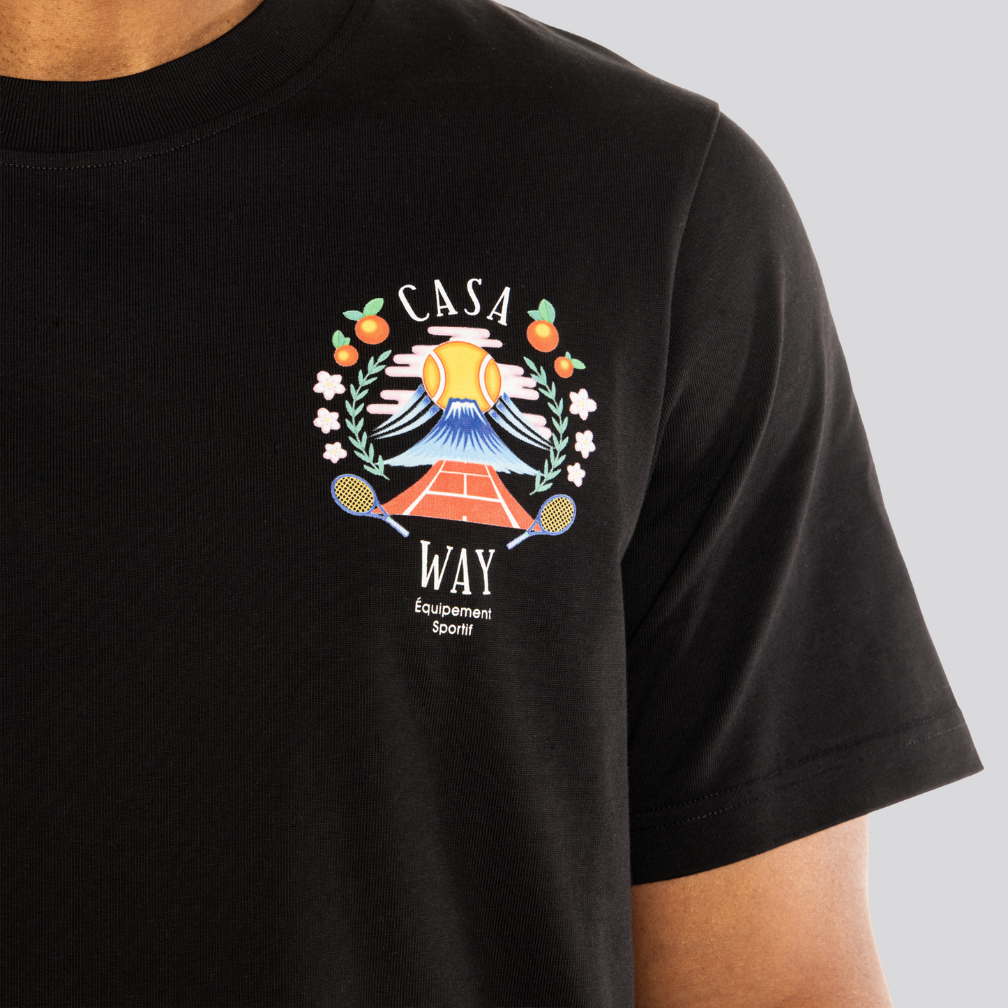 Camiseta Negra Casablanca Casa Way Mountain