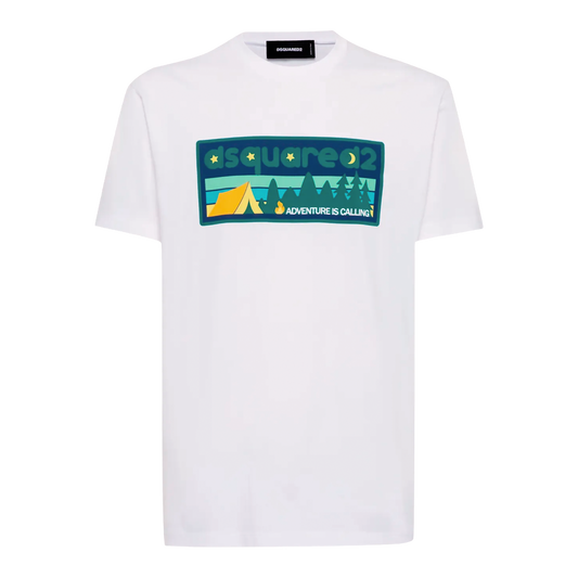 Camiseta Blanca Dsquared2 Adventures