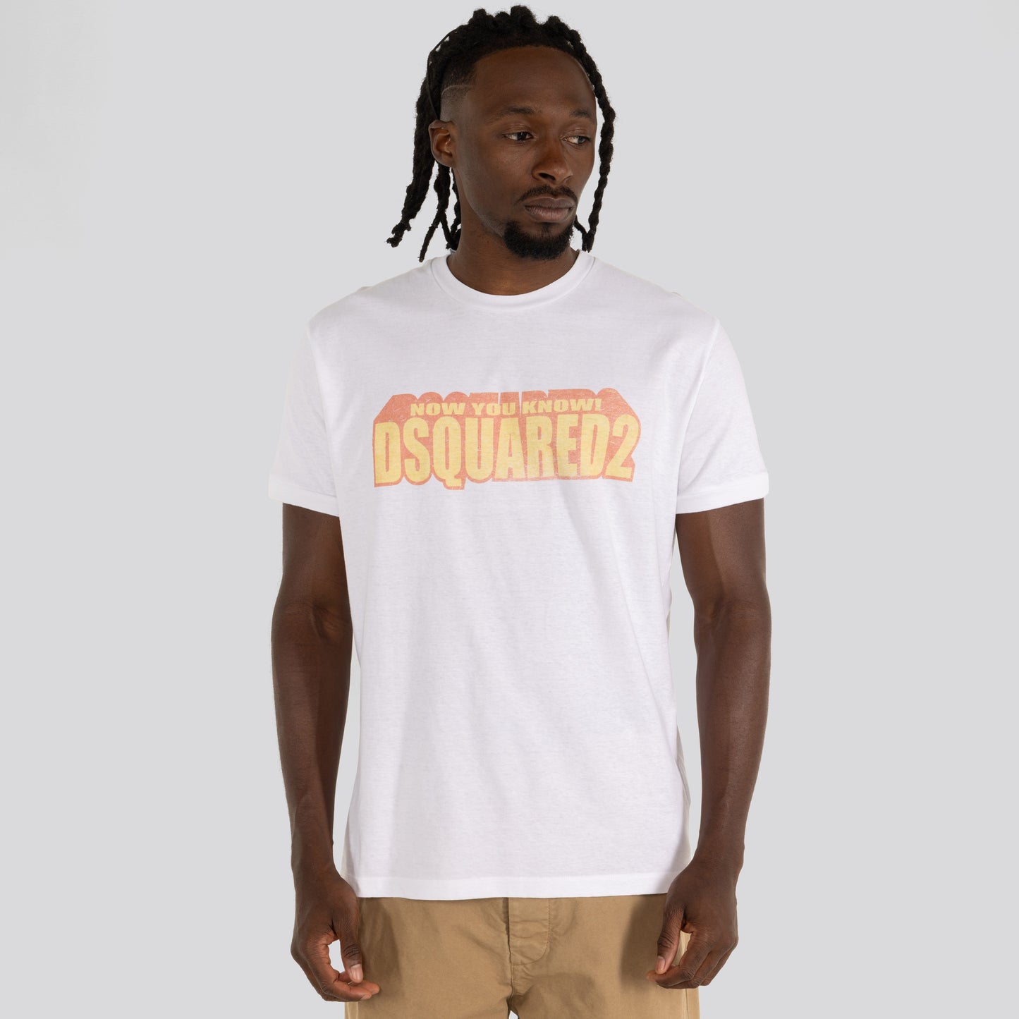 Camiseta Blanca Dsquared2 Slogan