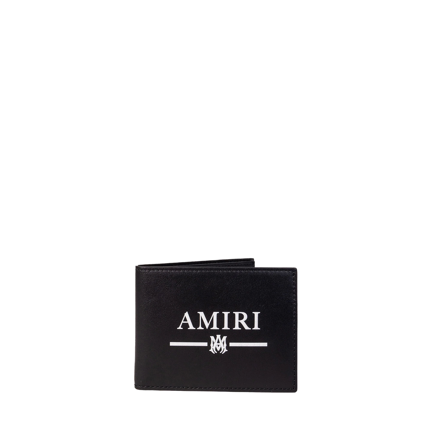 Billetera Negra AMIRI Front Logo