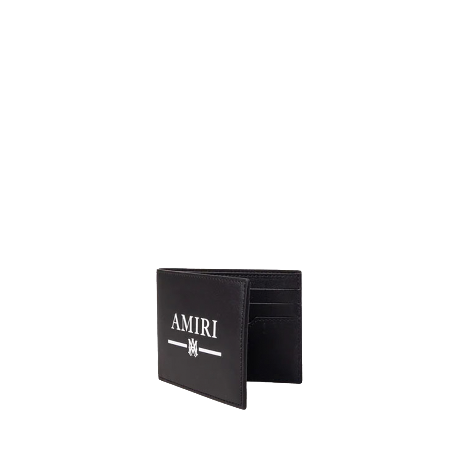 Billetera Negra AMIRI Front Logo