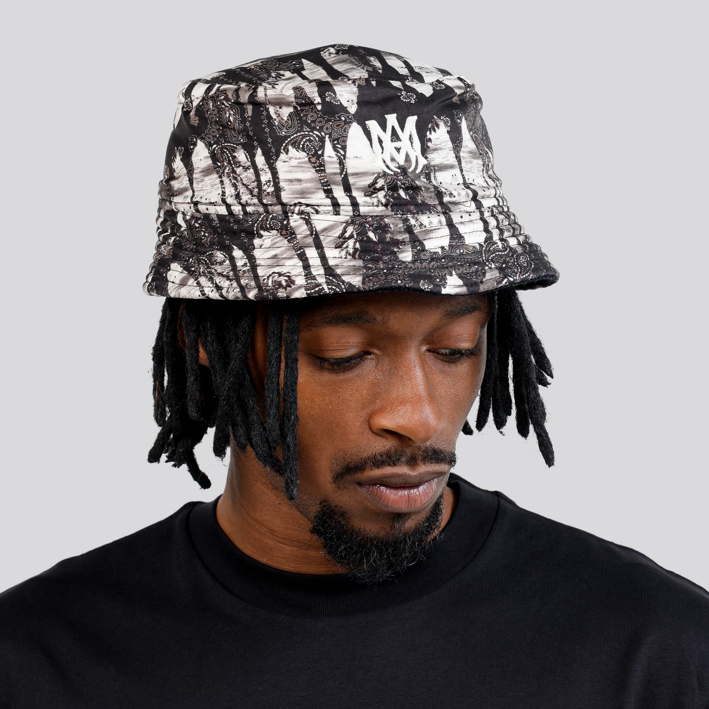 Gorro Negro AMIRI MA Plaque