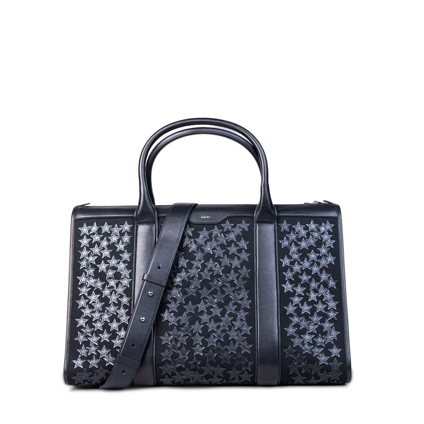 Bolso Negro AMIRI Multi Leather Stars