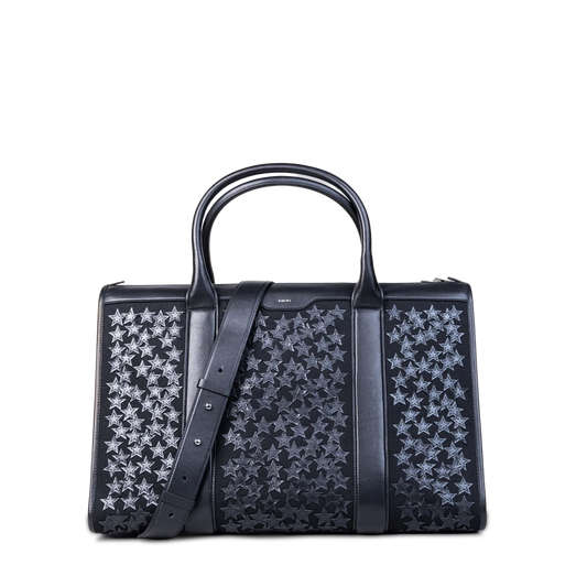 Bolso Negro AMIRI Multi Leather Stars