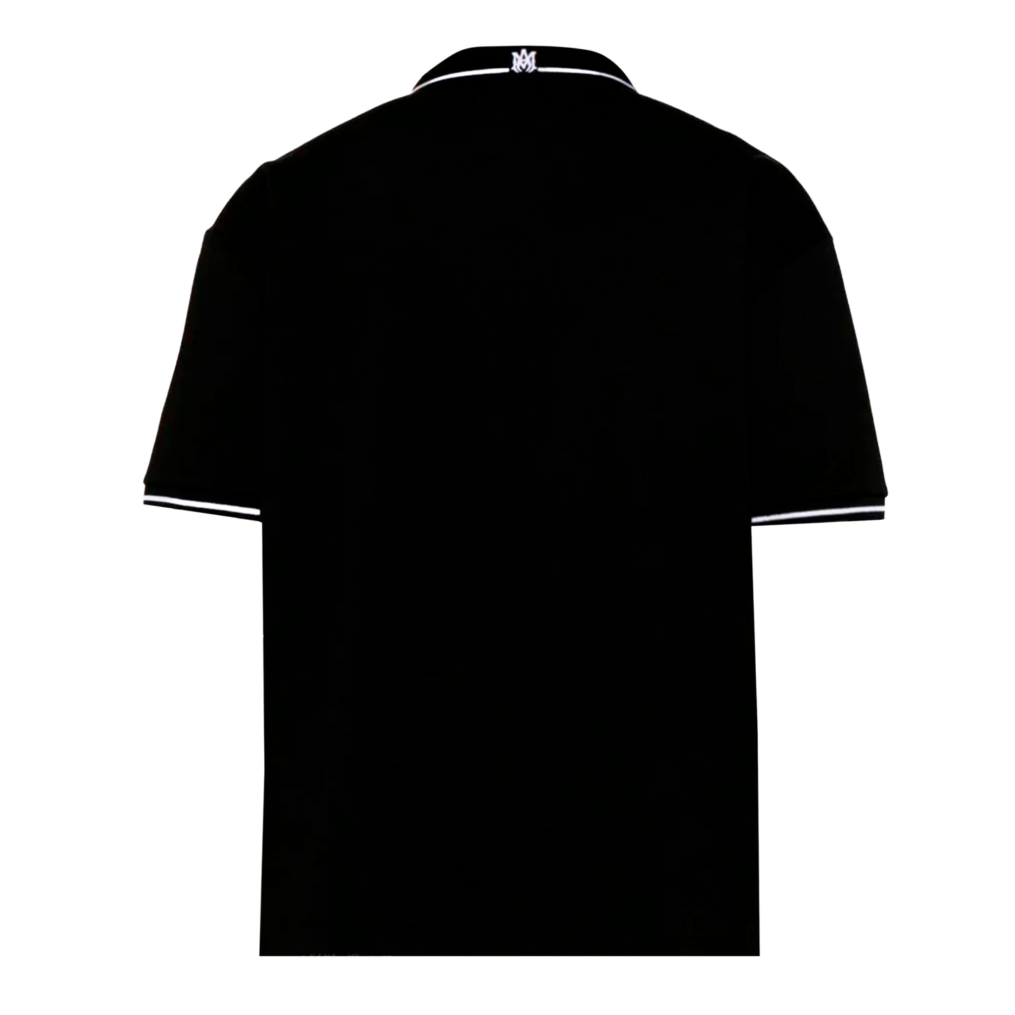 Camiseta Tipo Polo Negra AMIRI LA Logo