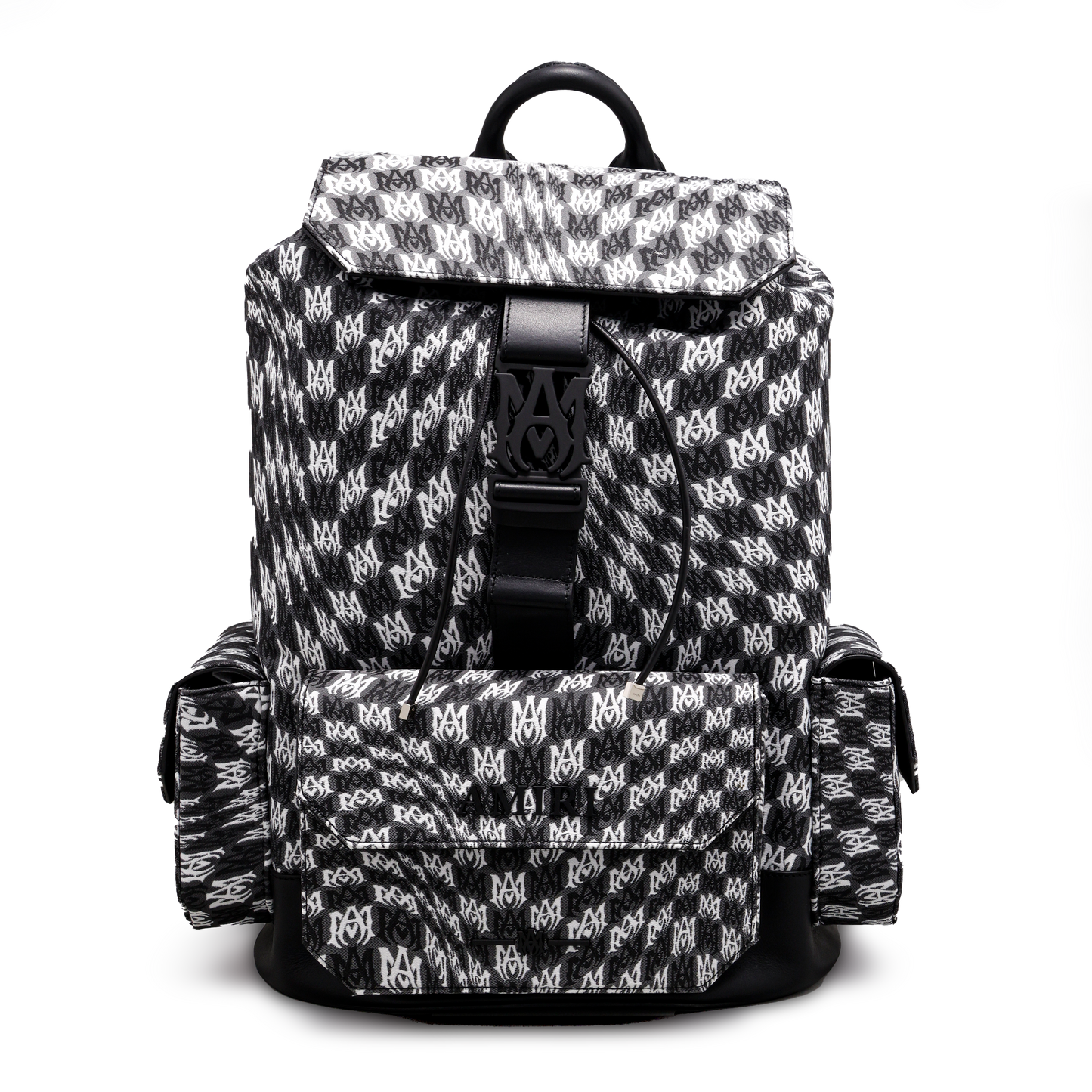 Mochila Negro AMIRI Wavy Checkerboard Print