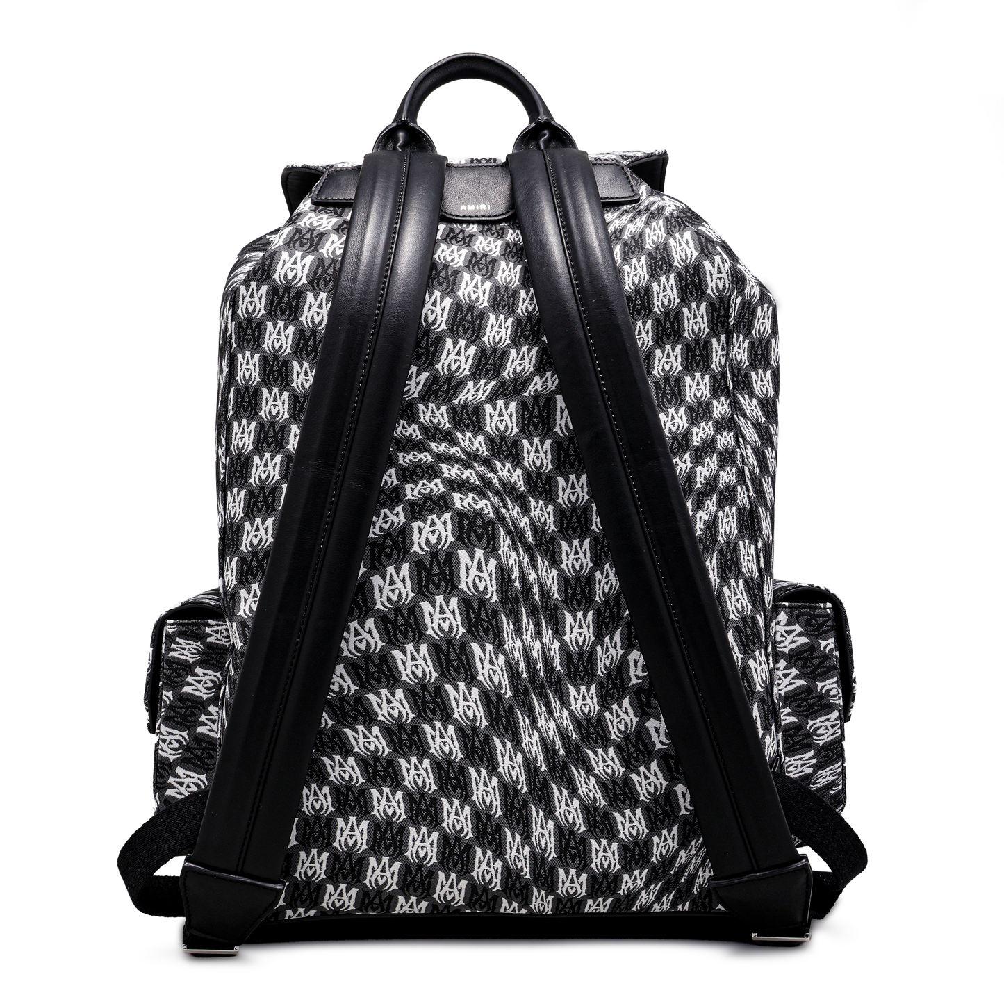 Mochila Negro AMIRI Wavy Checkerboard Print