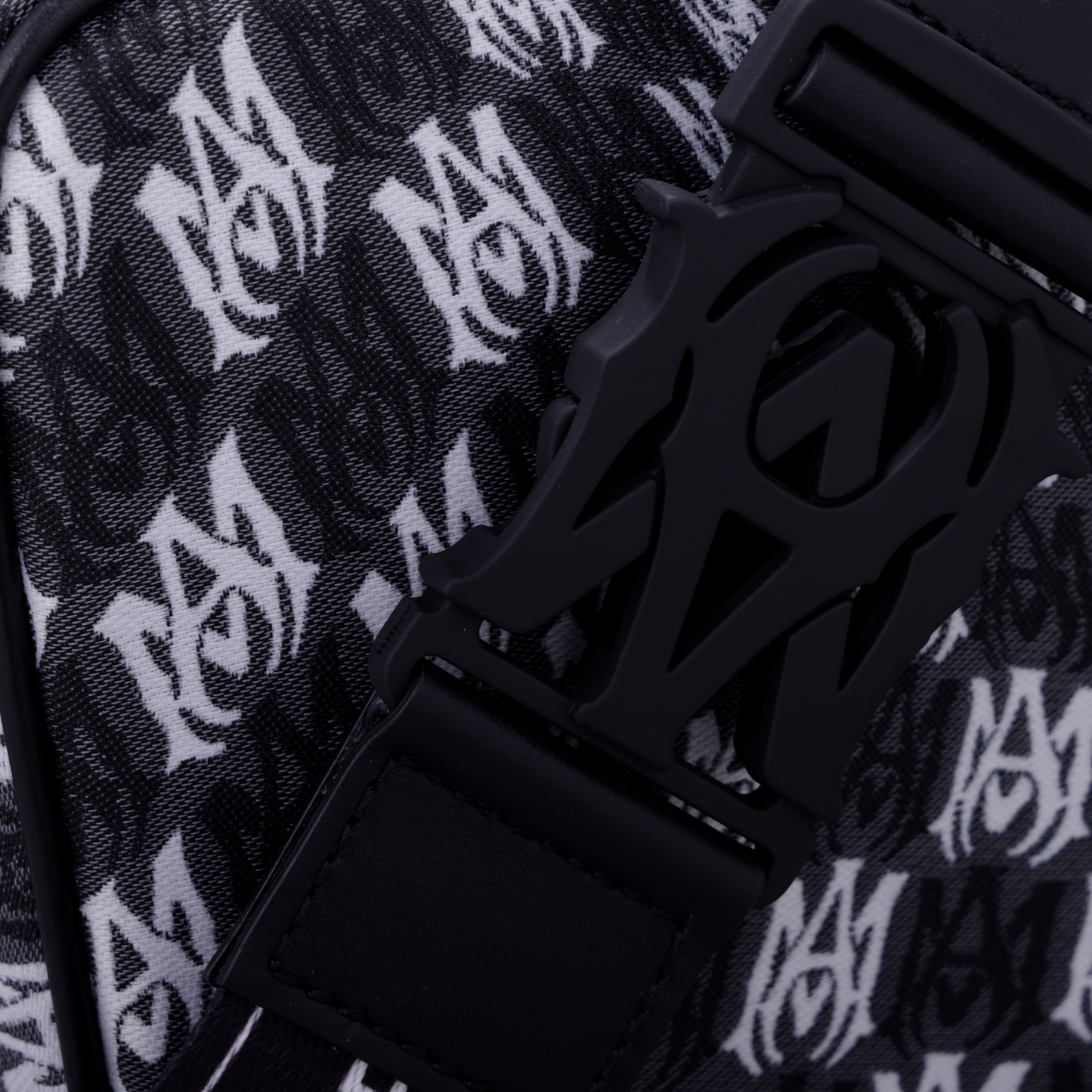 Bolso Negro AMIRI Checkerboard Print