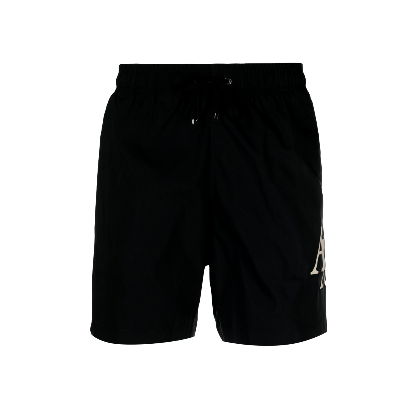 Pantaloneta Negra AMIRI Logo
