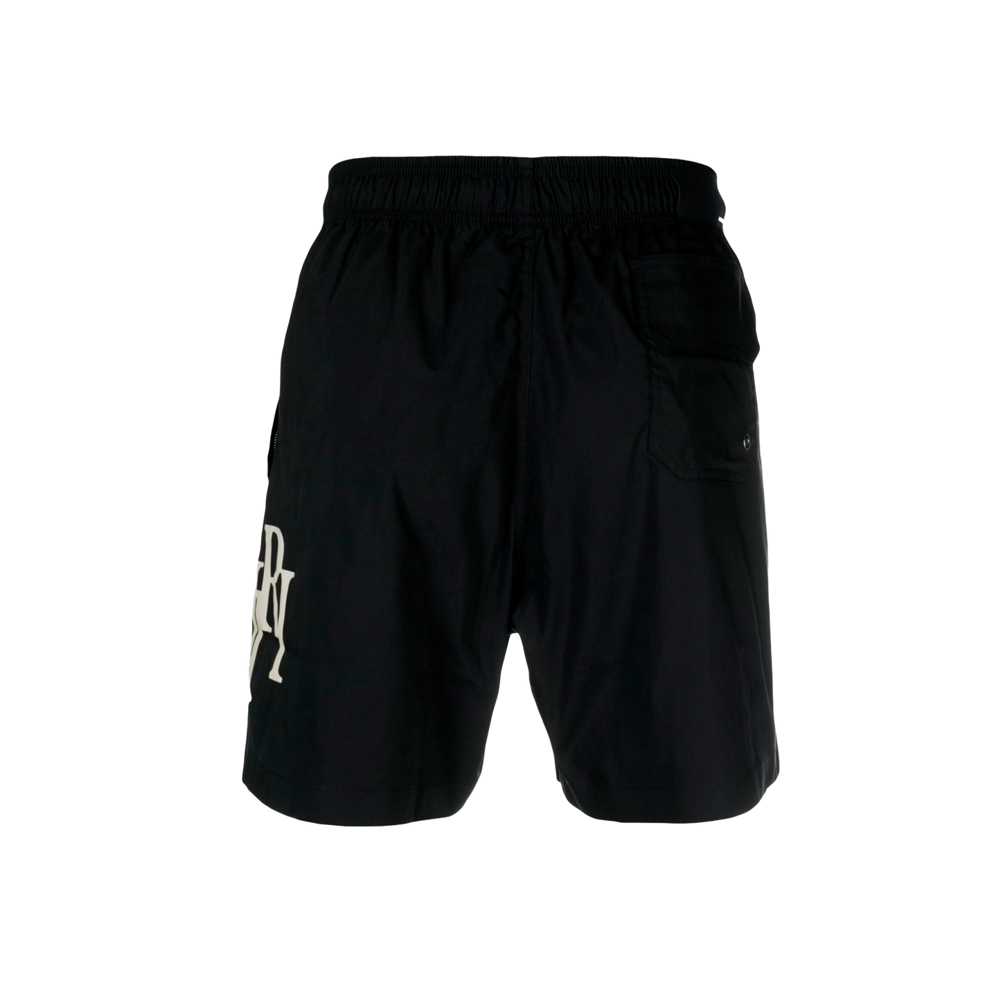 Pantaloneta Negra AMIRI Logo