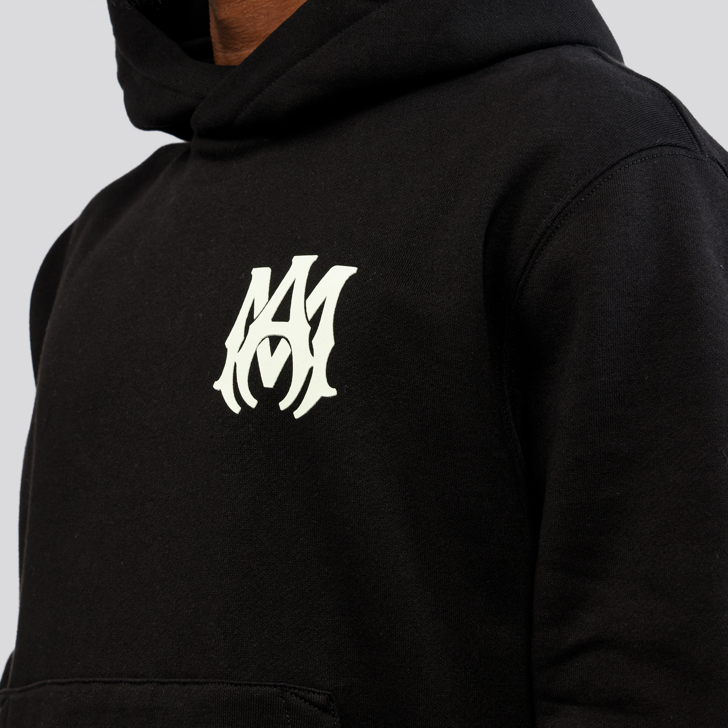 Buzo Tipo Hoodie Negro AMIRI MA Logo
