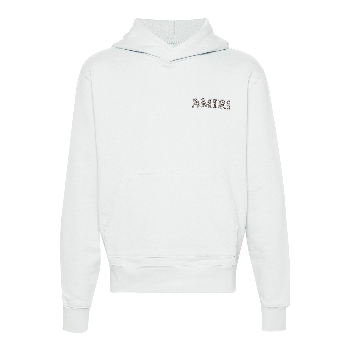 Buzo Tipo Hoodie Blanco AMIRI MA Baroque Logo