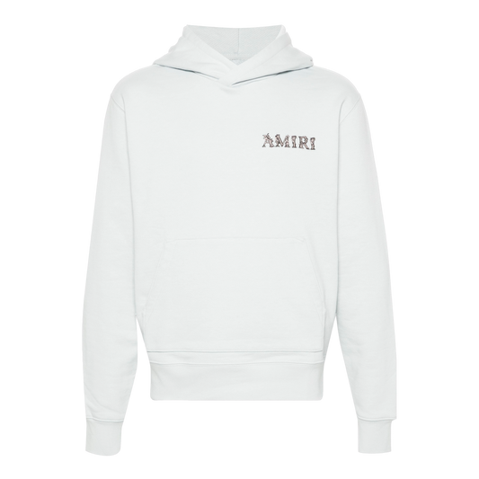 Buzo Tipo Hoodie Blanco AMIRI MA Baroque Logo