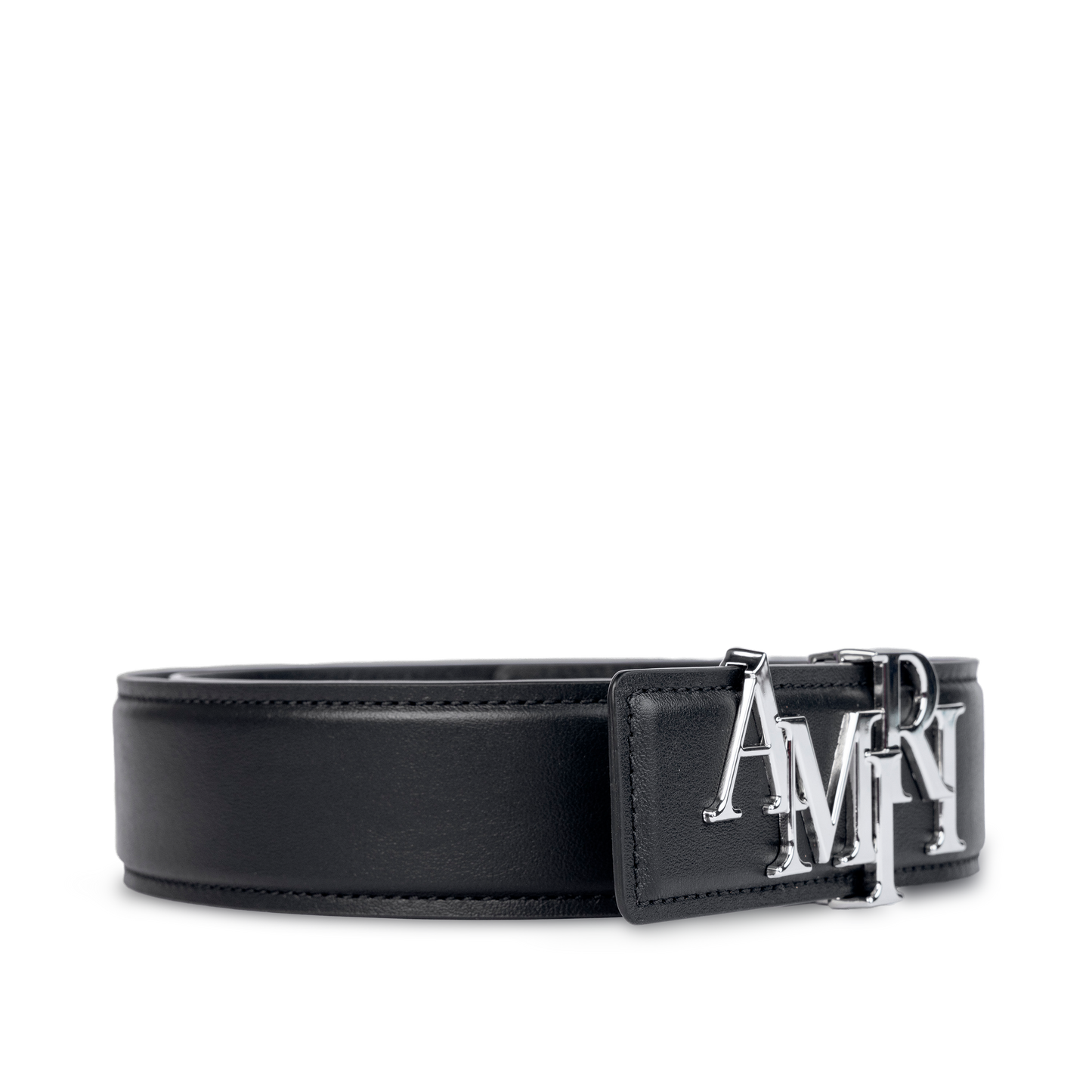 Cinturón Negro AMIRI 4 Cm Staggered