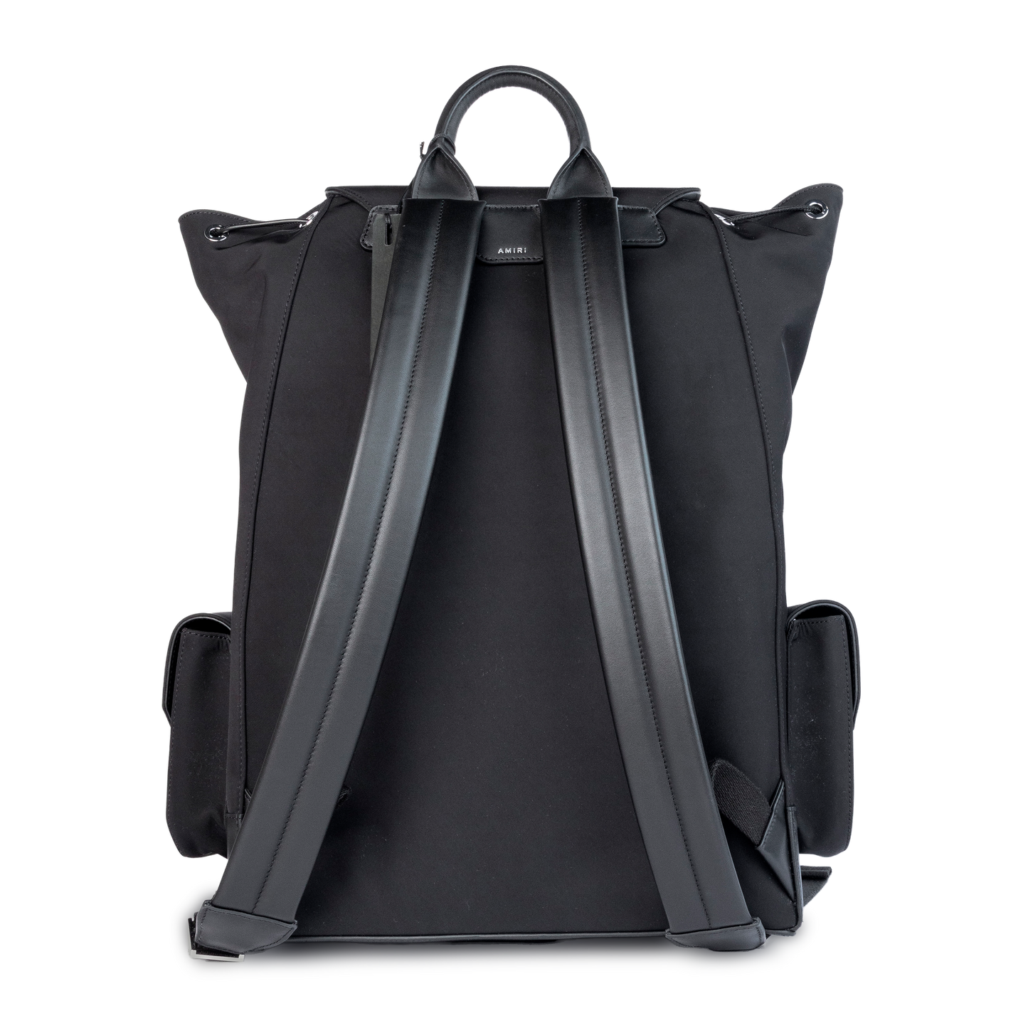 Mochila Negra AMIRI Staggered Logo