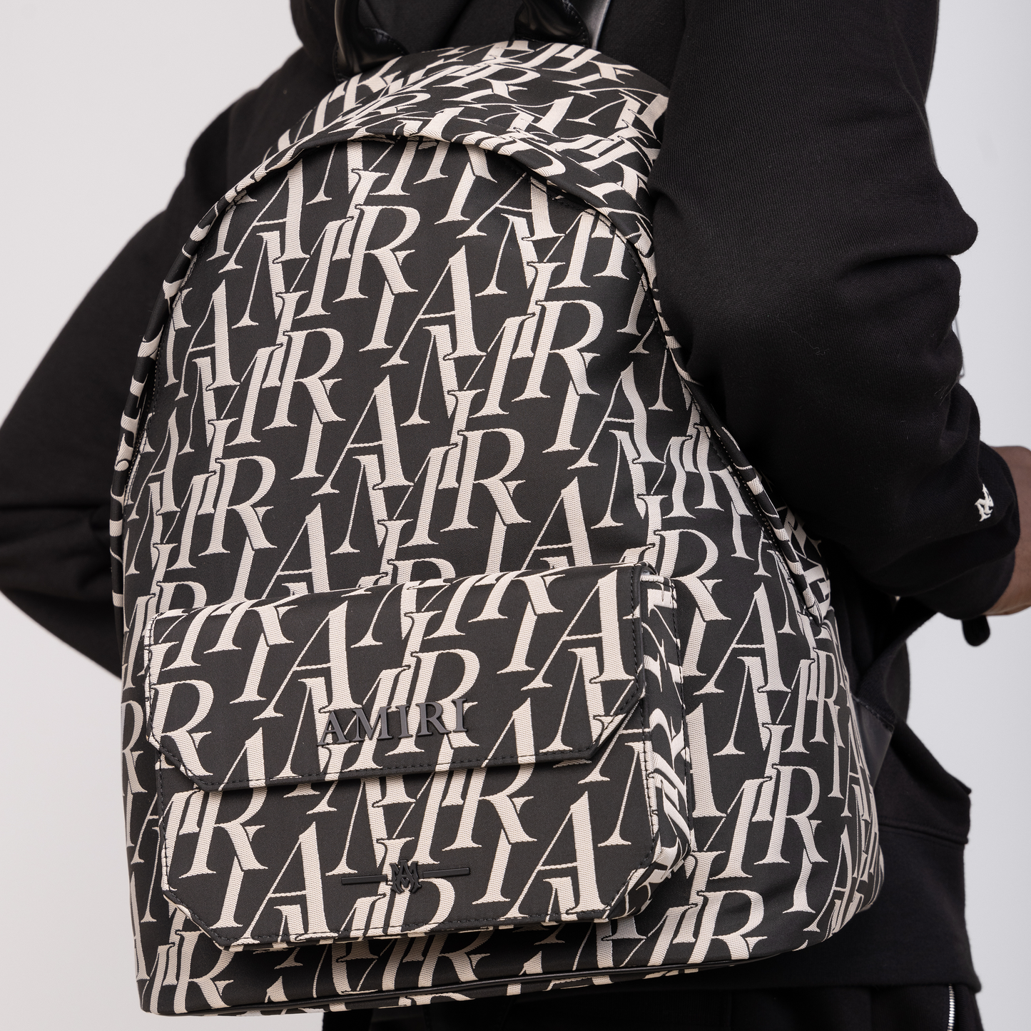 Morral Negra AMIRI Repeat Jacquard