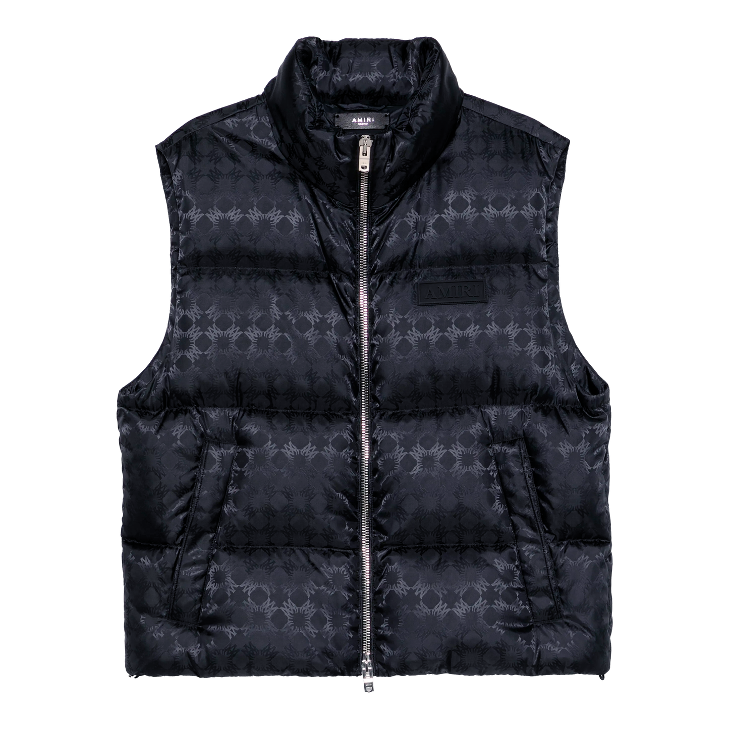 Chaleco Negro AMIRI MA Quad Jacquard Down