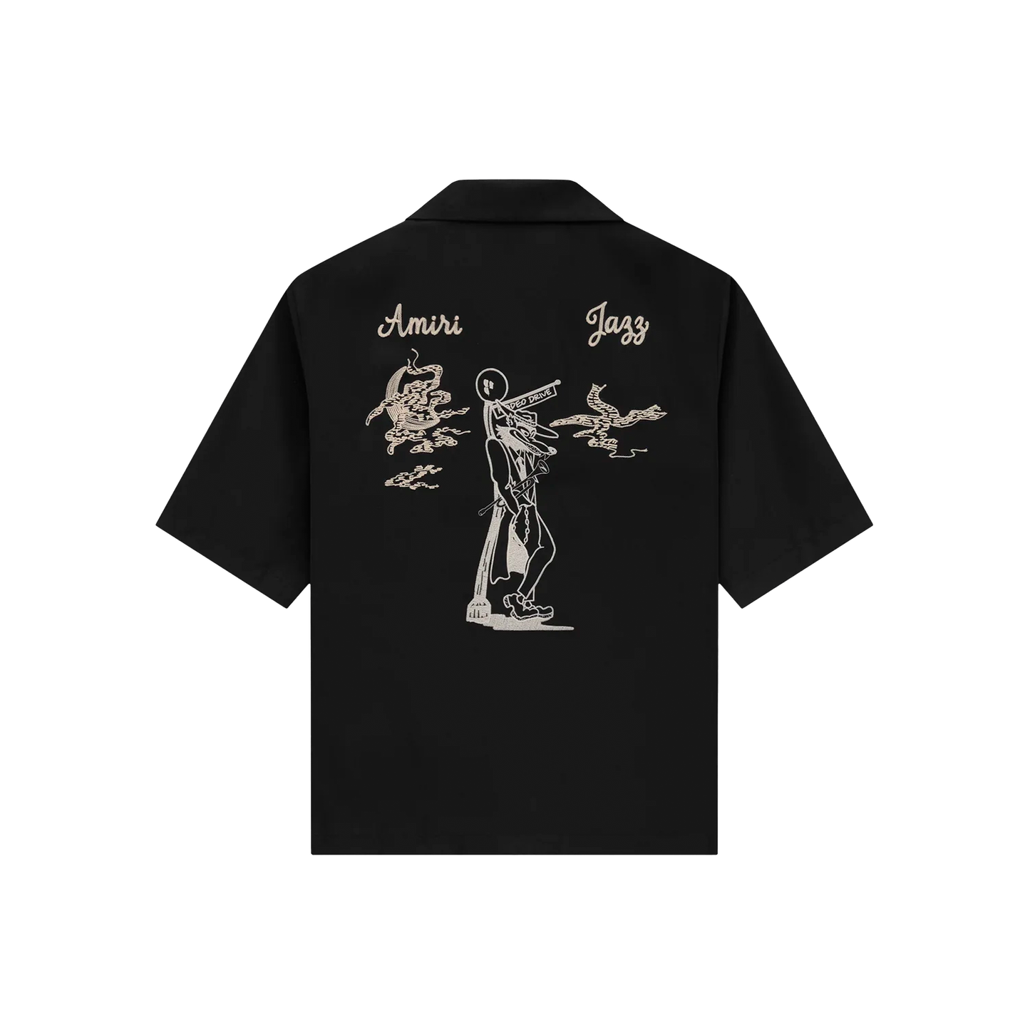 Camisa Negra AMIRI Jazz Wolf Camp