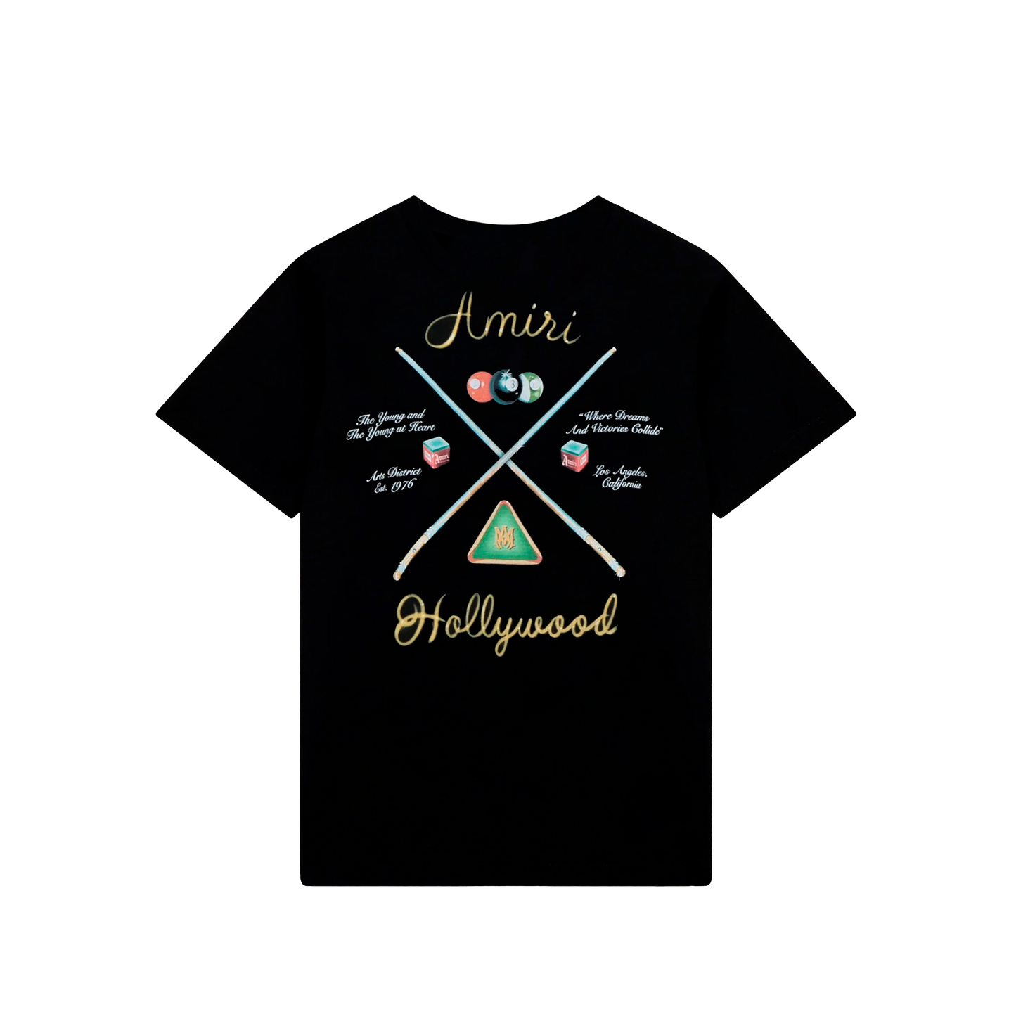 Camiseta Negra AMIRI Pool Cue