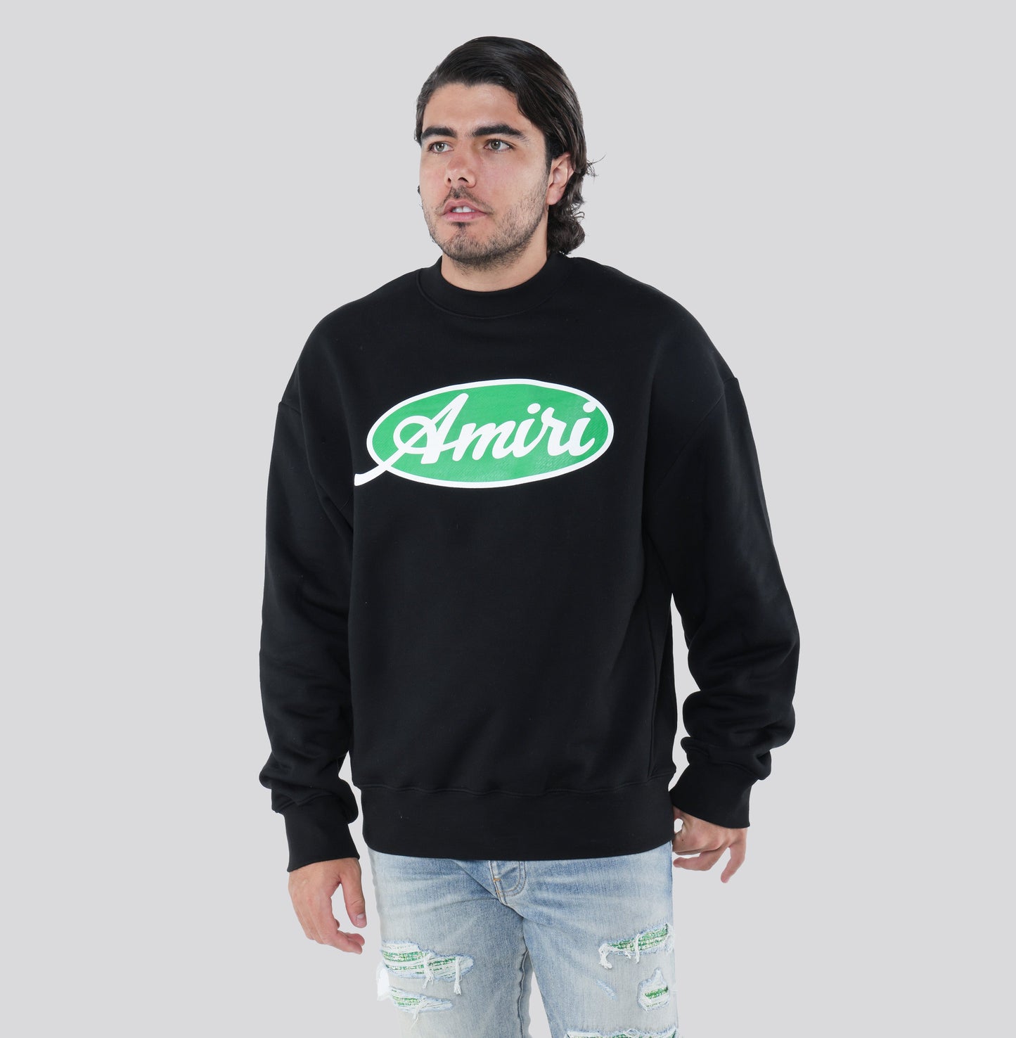 Buzo Negro AMIRI Oval Oversized