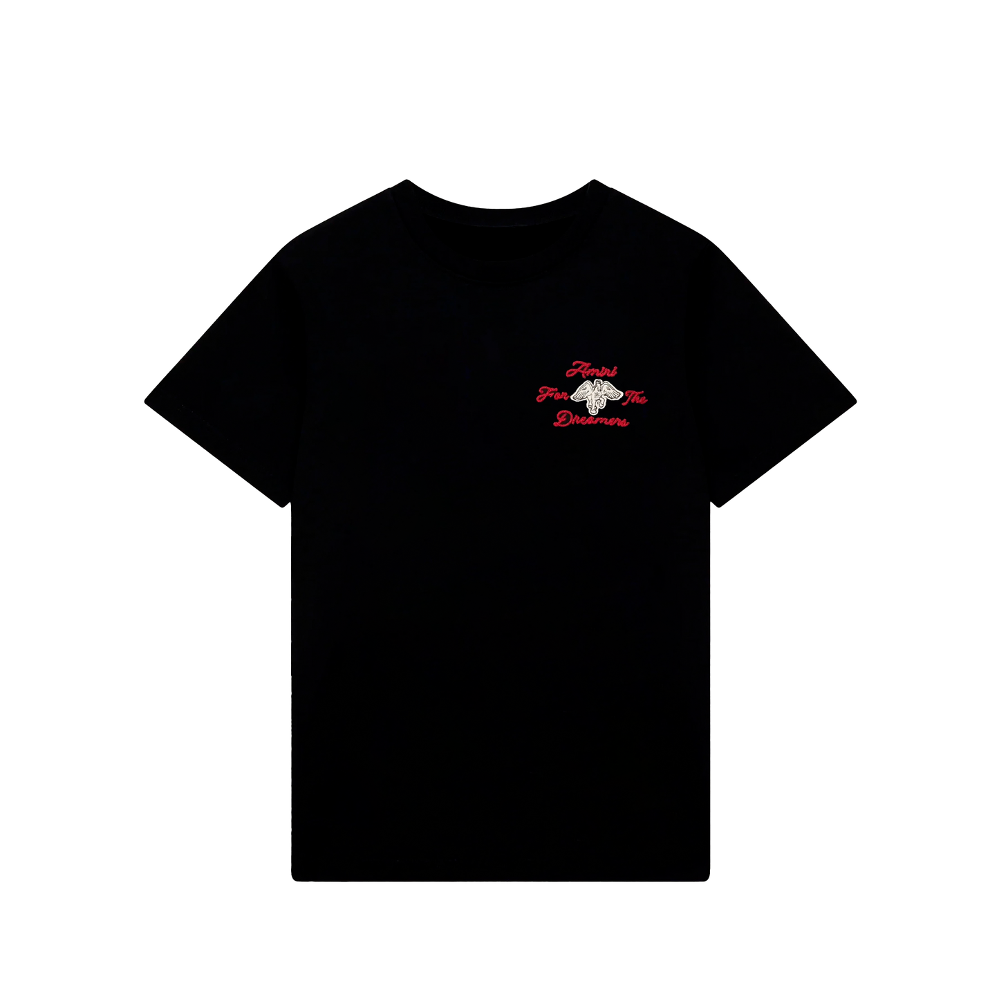 Camiseta Negra AMIRI Embroidered Dreamers