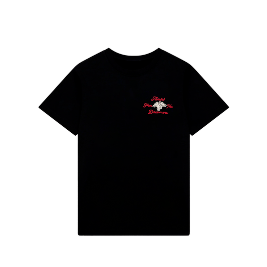 Camiseta Negra AMIRI Embroidered Dreamers