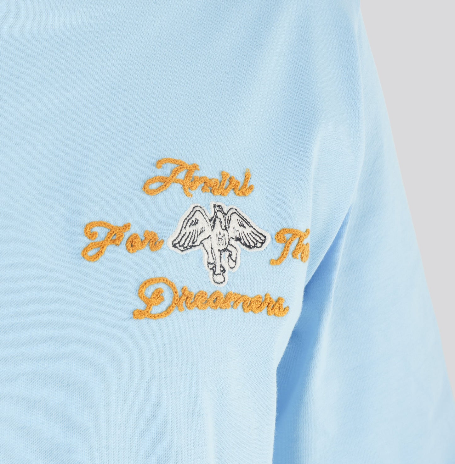 Camiseta Celeste AMIRI Embroidered Dreamers