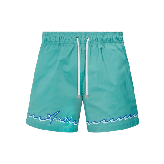 Pantaloneta Azul AMIRI Wave