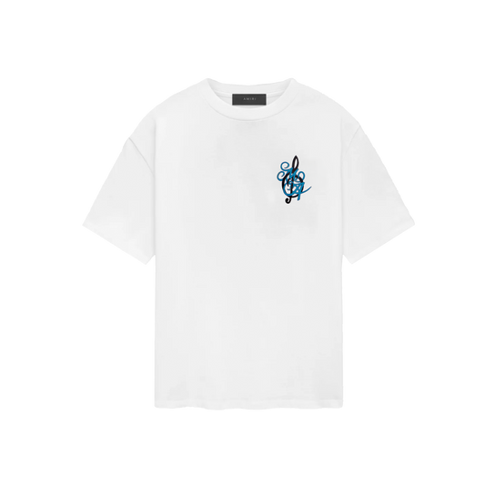 Camiseta Blanca AMIRI Jazz Band