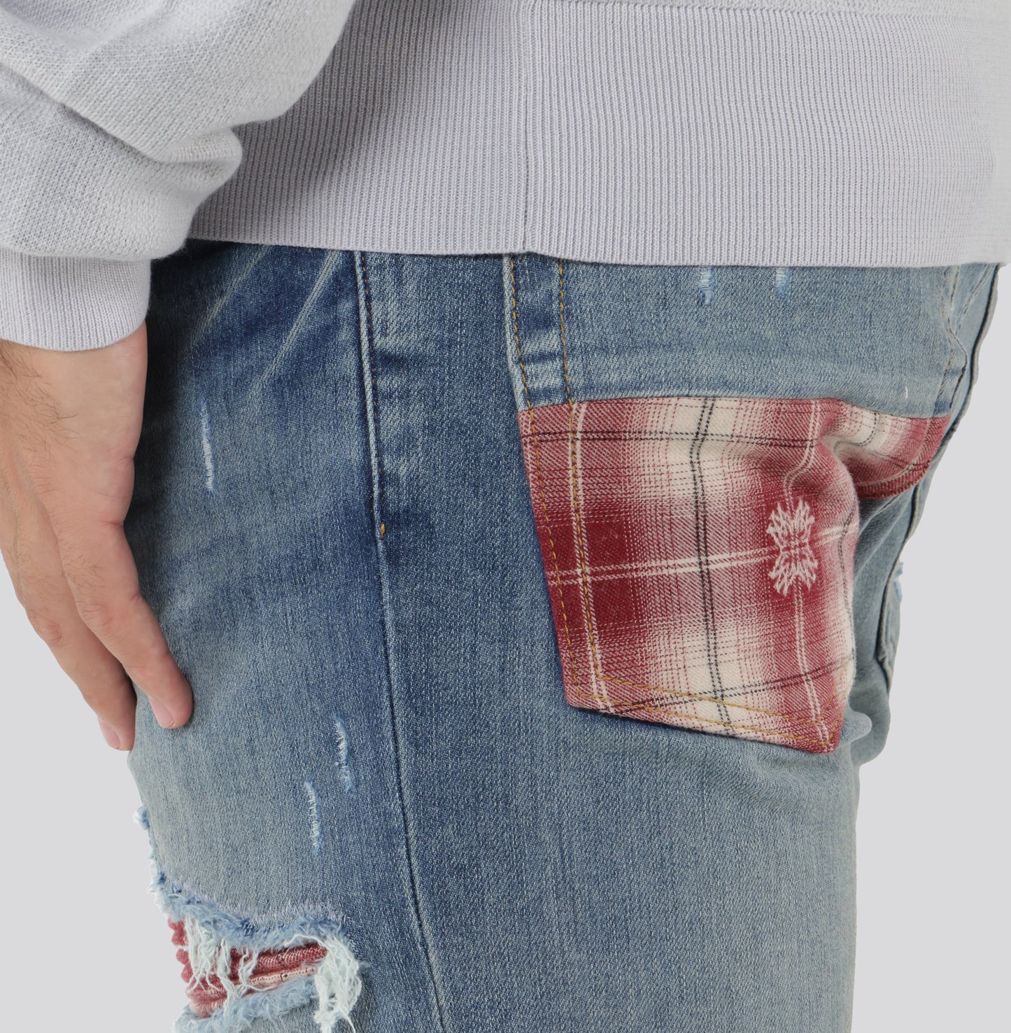 Jeans Denim AMIRI MA Quad Plaid Mx1