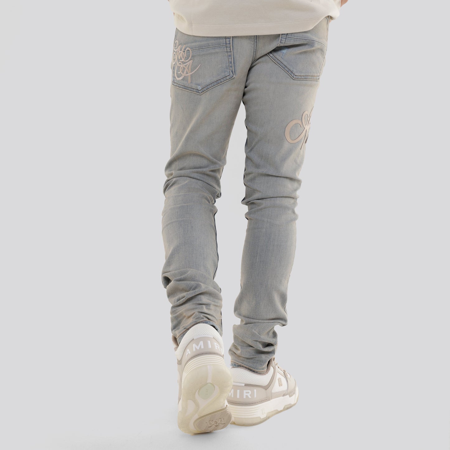Jeans Denim AMIRI Script Logo Skinny