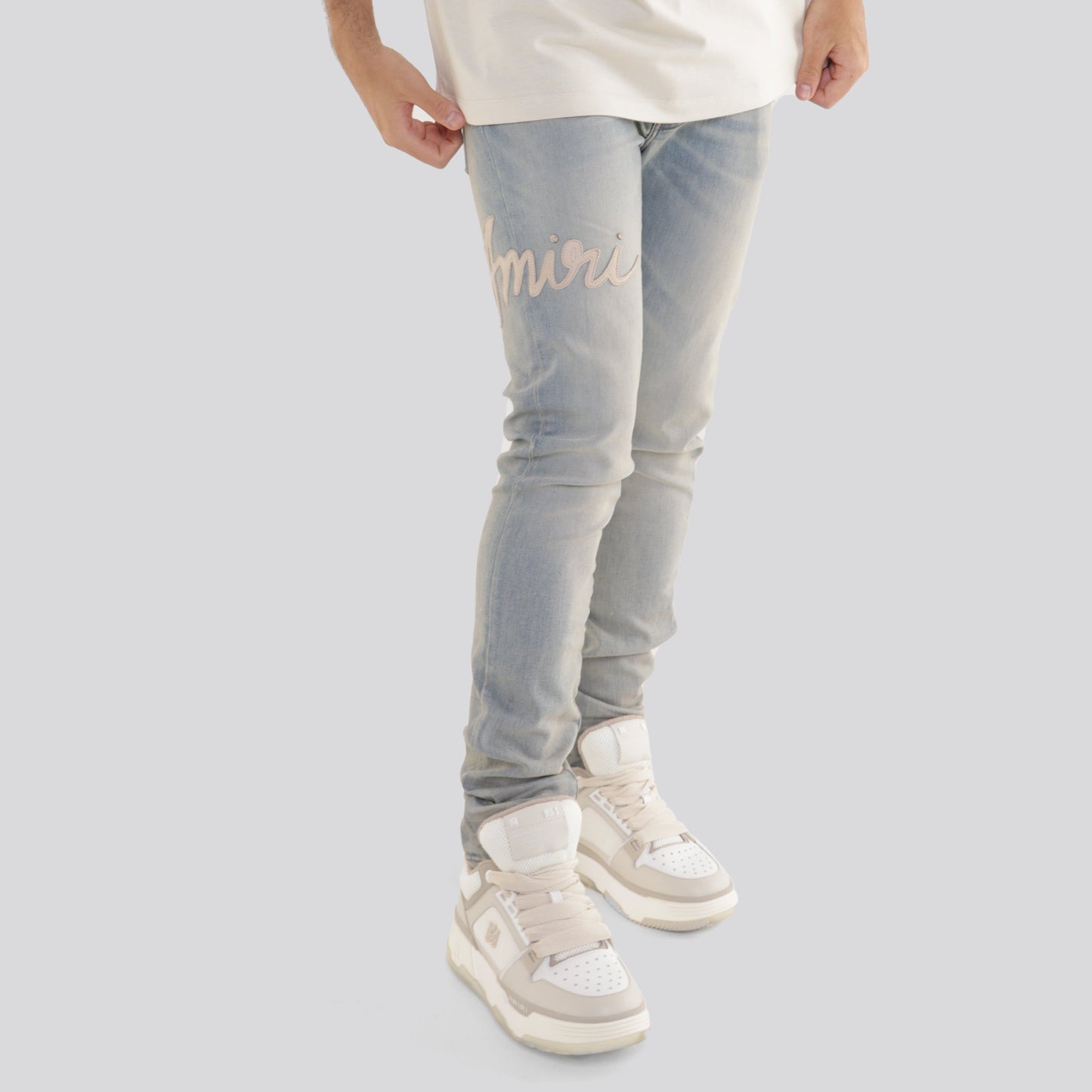 Jeans Denim AMIRI Script Logo Skinny