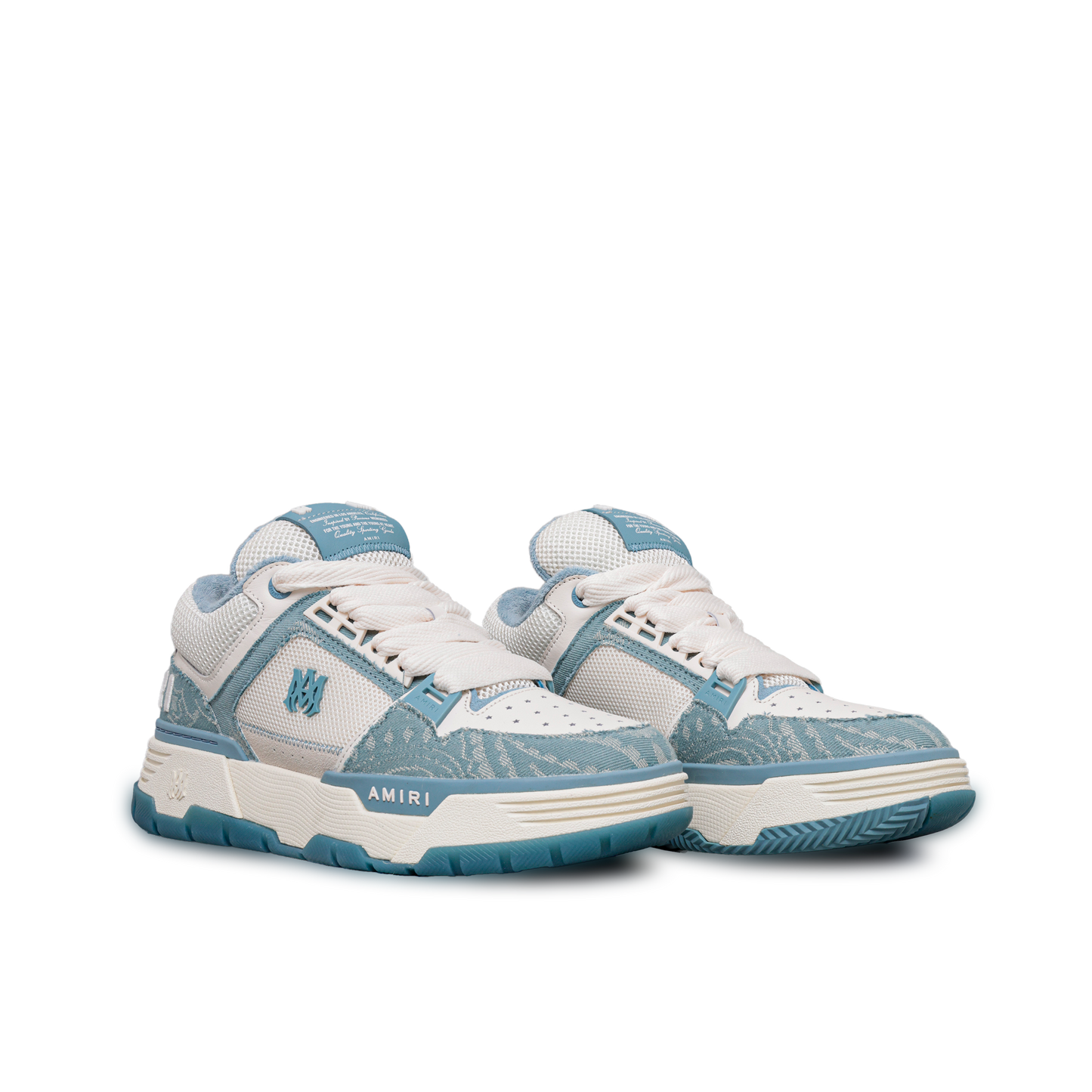 Sneakers Azules AMIRI Bandana Denim MA-1
