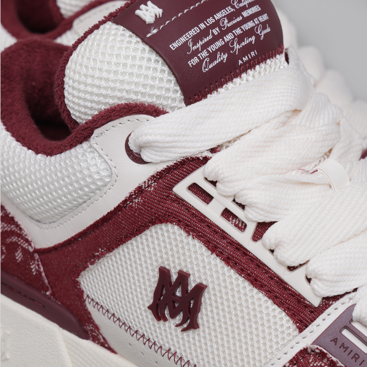 Sneakers Bordeaux AMIRI Bandana Denim MA-1