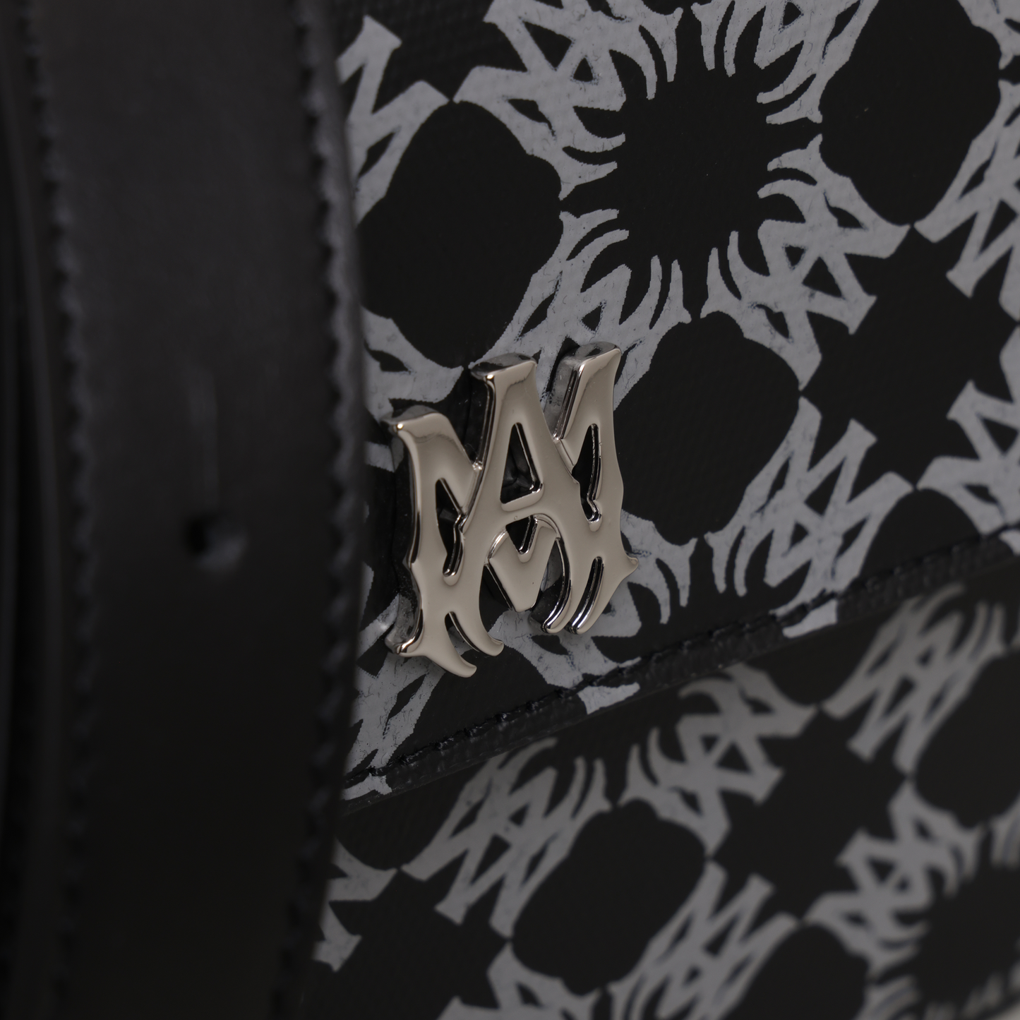 Bolso Negro AMIRI MA Quad Monogram