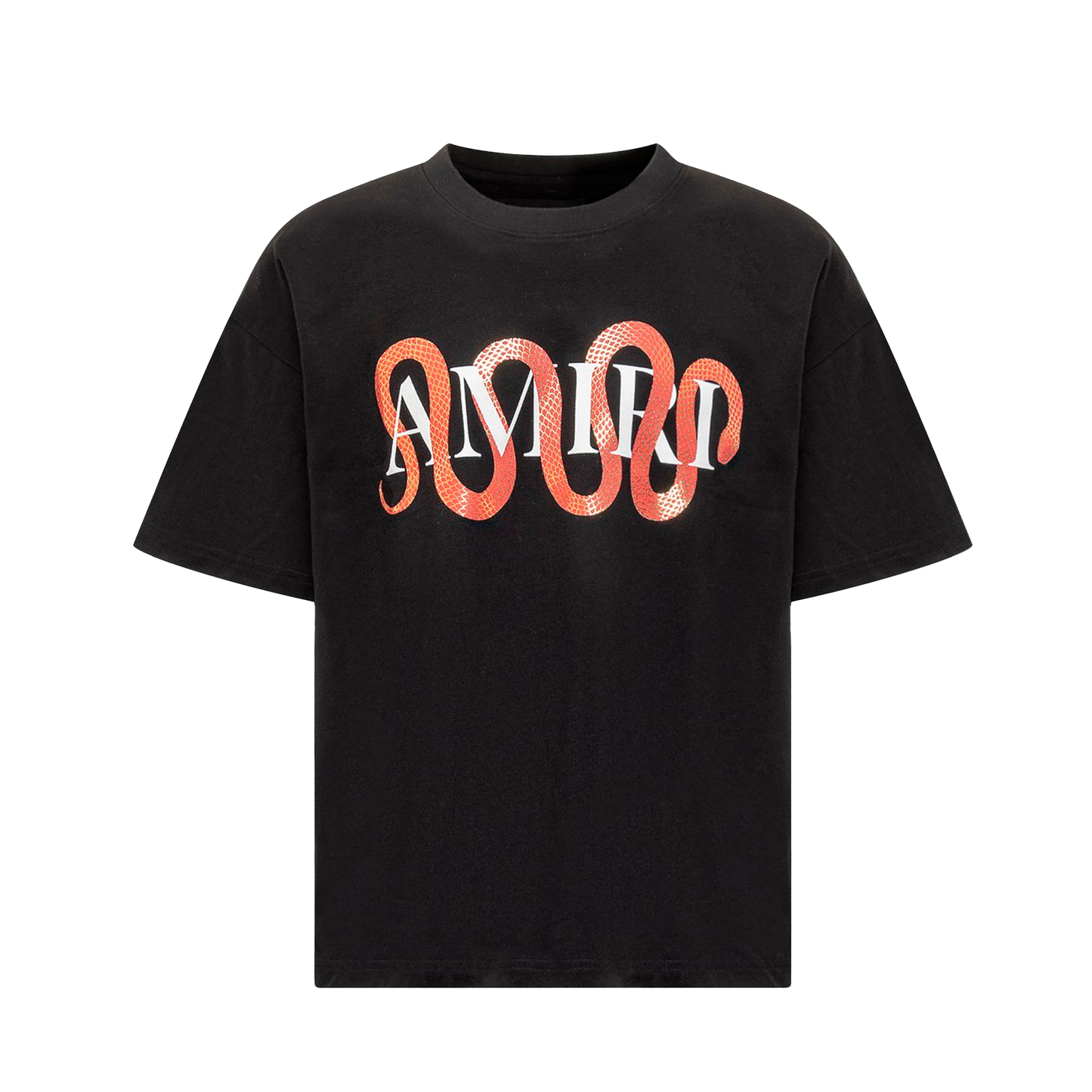 Camiseta Negra AMIRI Snake