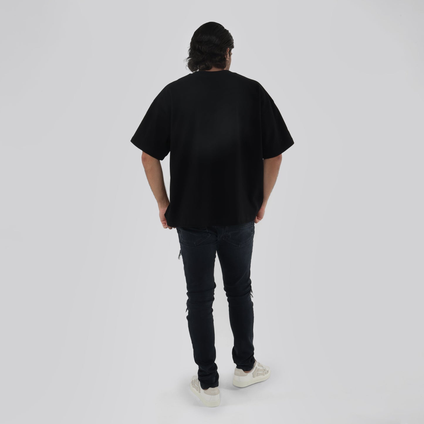 Camiseta Negra AMIRI Snake