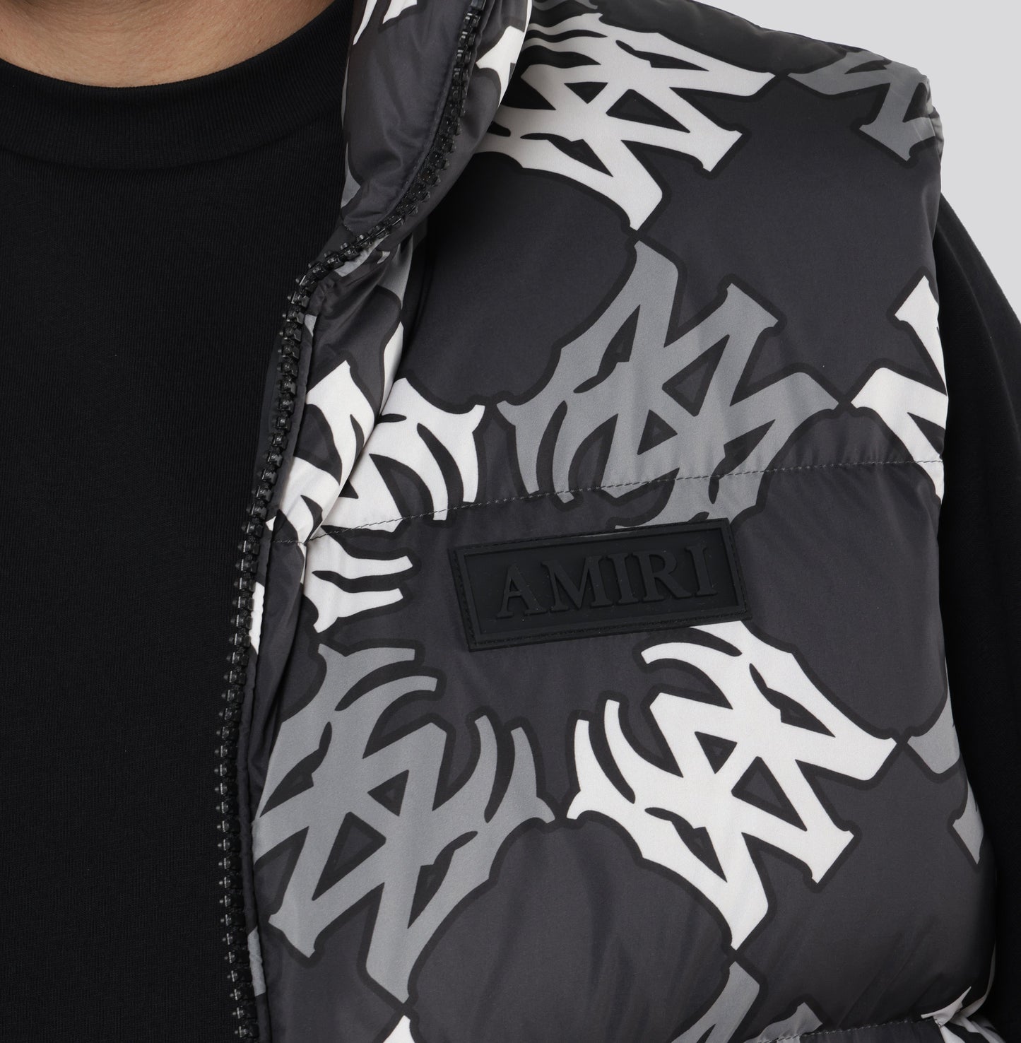 Chaleco Negro AMIRI MA Quad Down