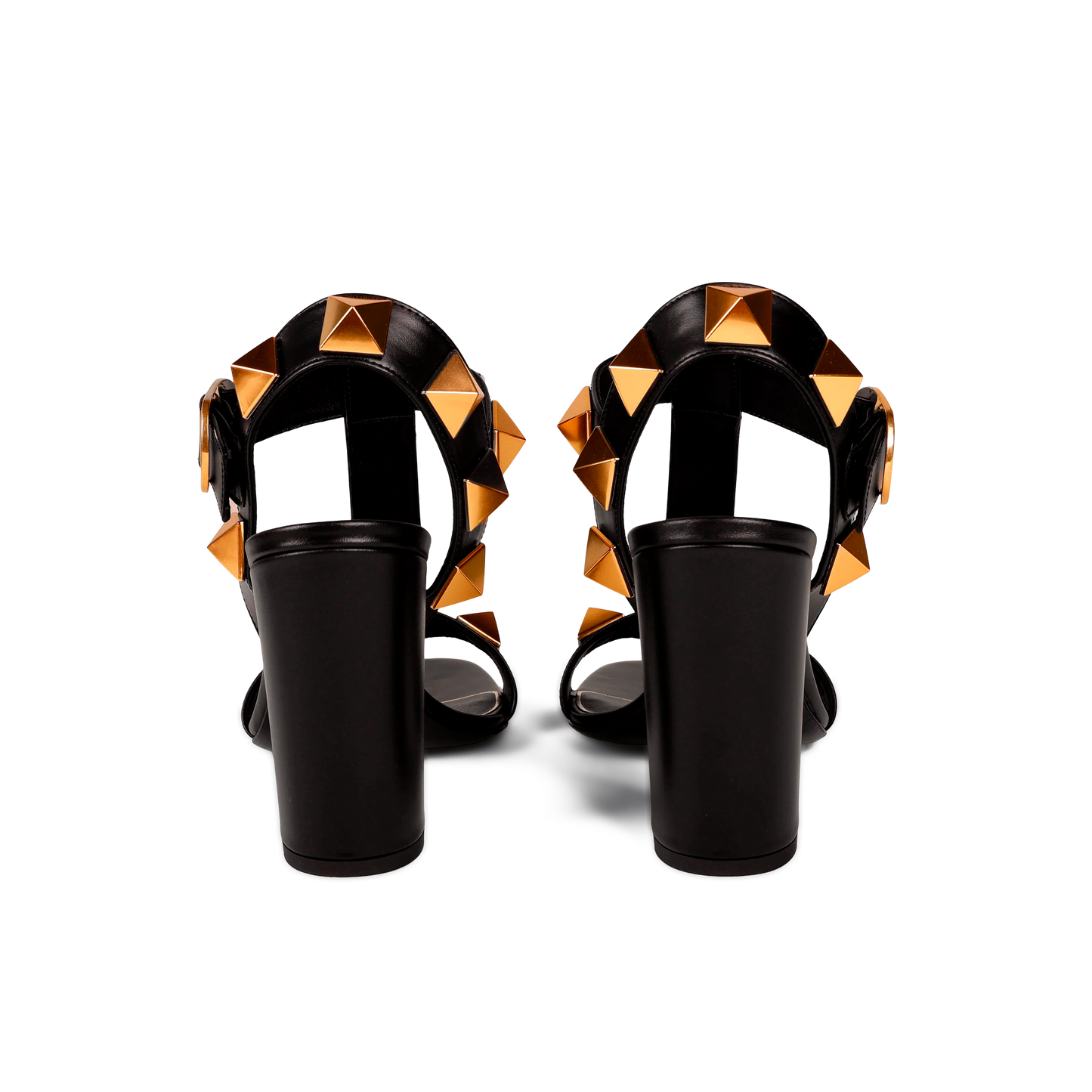 Tacones Negros Valentino Macrorockstud 100 mm