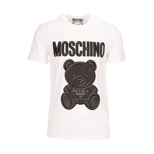 Camiseta Blanca Moschino Big Teddy