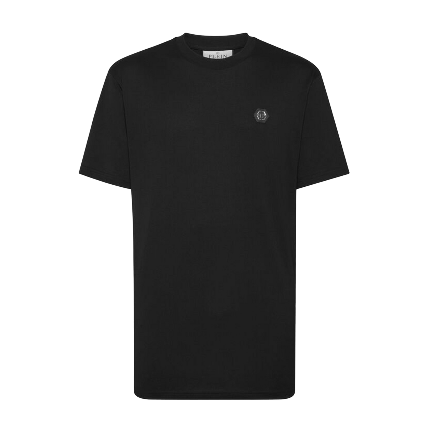 Camiseta Negra Philipp Plein Biker Cut