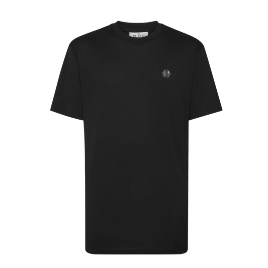 Camiseta Negra Philipp Plein Biker Cut