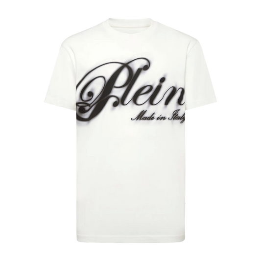 Camiseta Blanca Philipp Plein Blur Signature