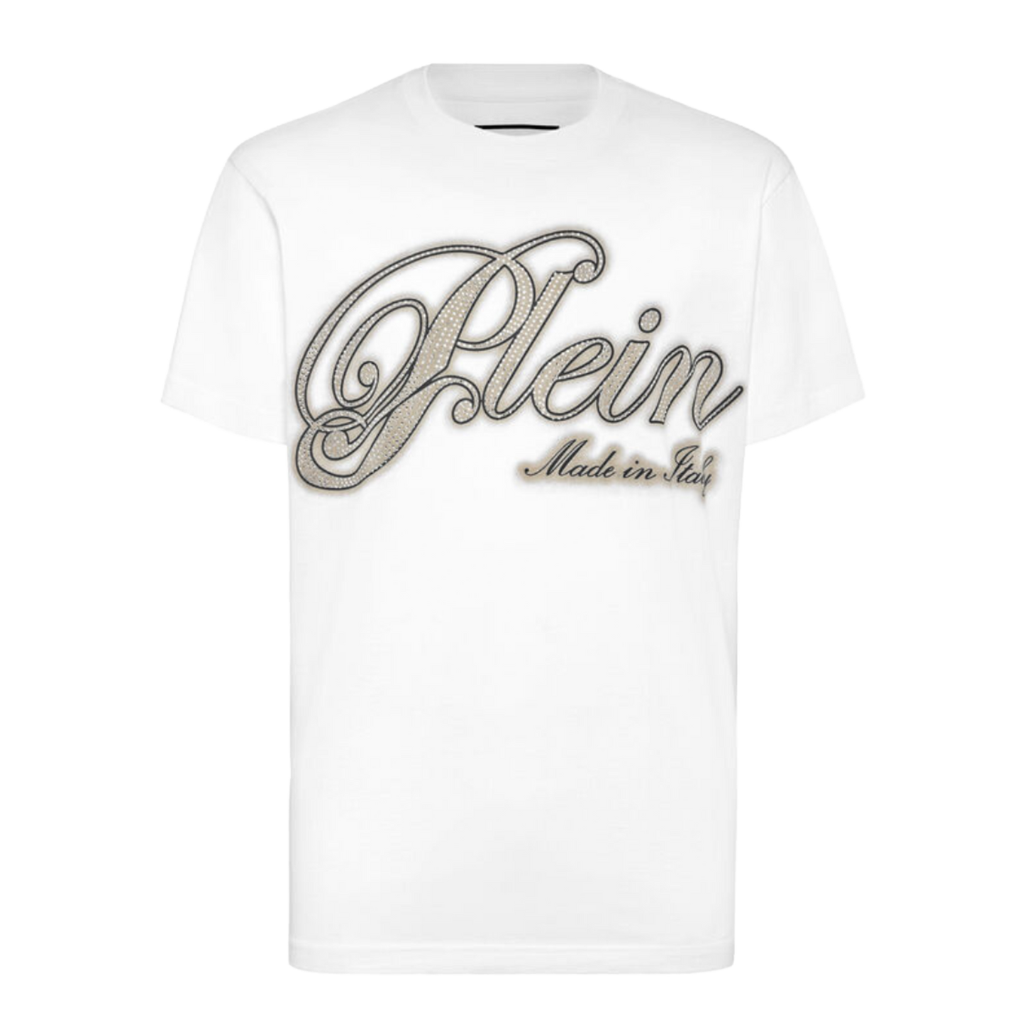 Camiseta Blanca Philipp Plein Strass Signature