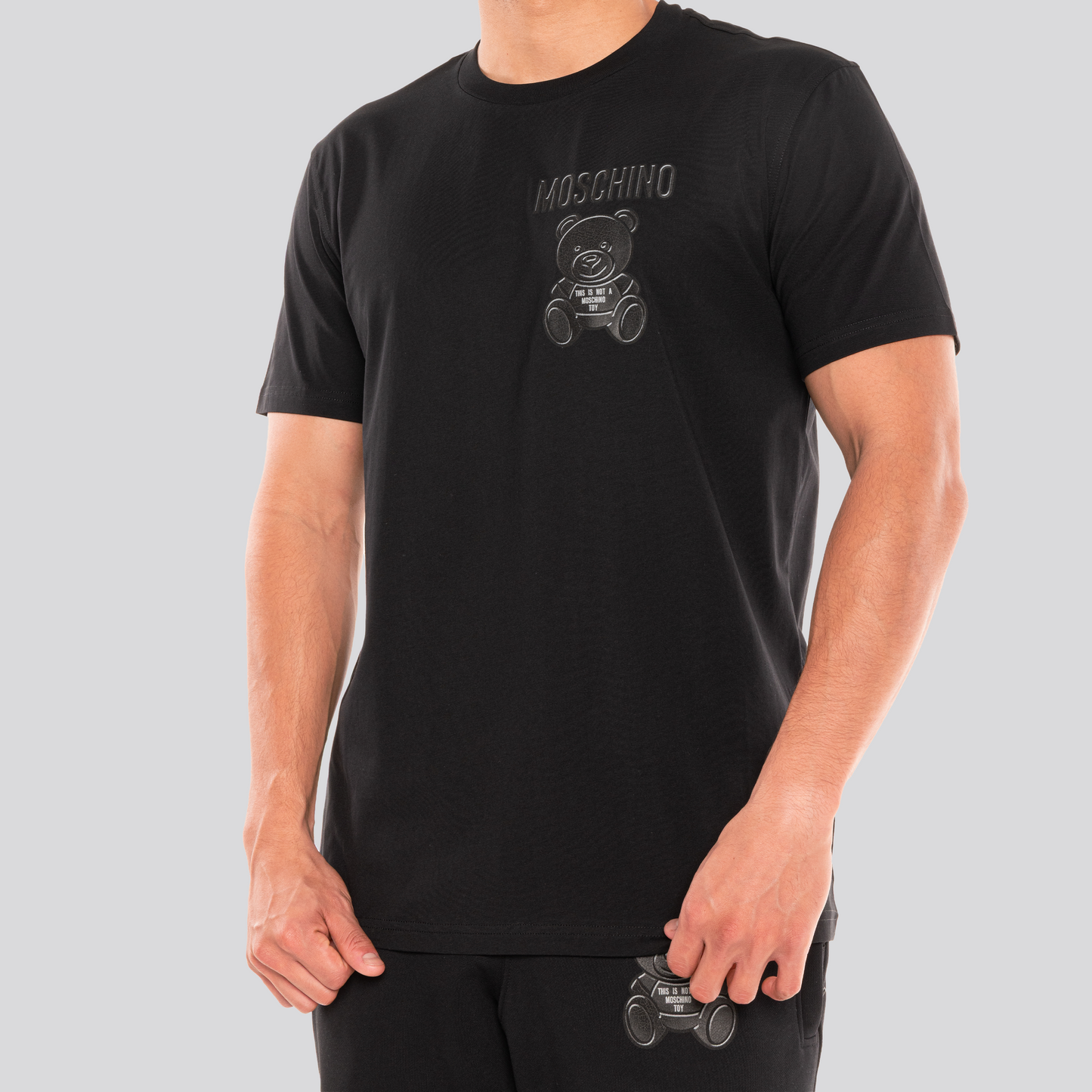 Camiseta Negra Moschino Black Teddy