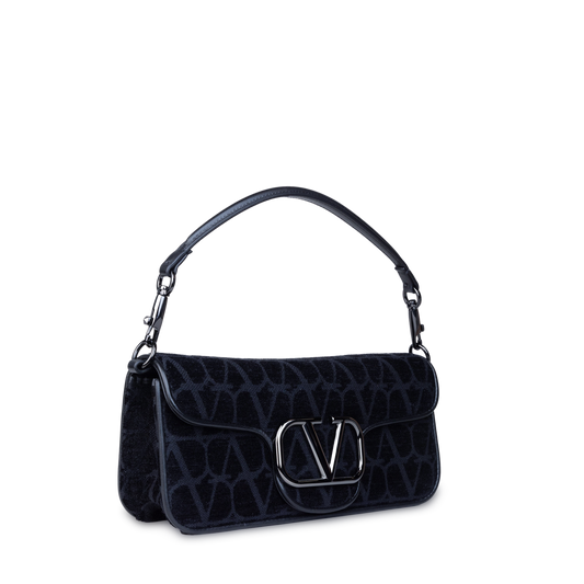 Bolso Negro Valentino Logo Bag